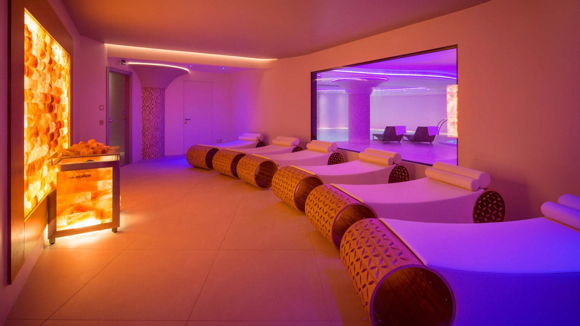 Wellnesshotel in Umbrien: Valle di Assisi Spa-Salzraum in Assisi, Perugia, Umbrien